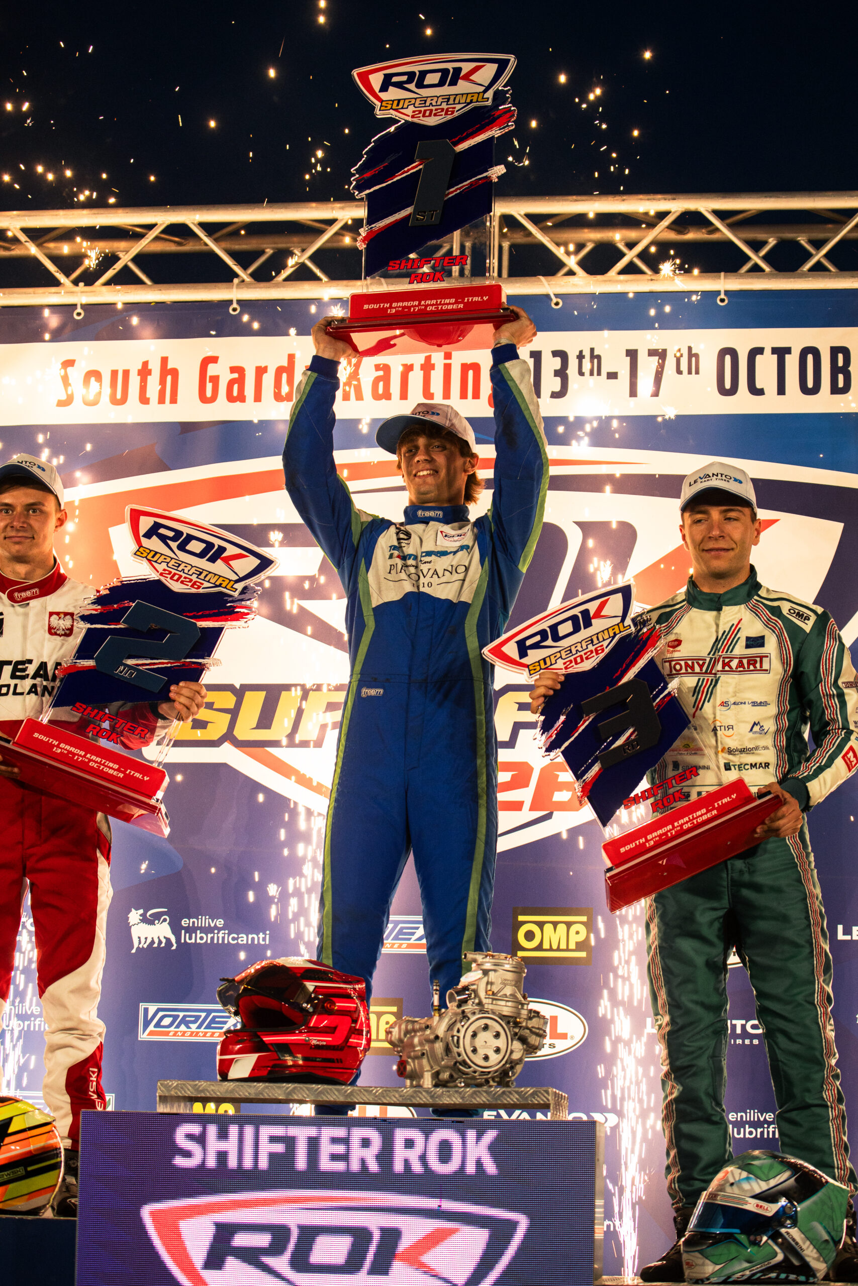 Chiarello e Miron trionfano, Godschalk e Pozzoni sul podio: Team Driver brilla alla ROK Superfinal di Lonato!